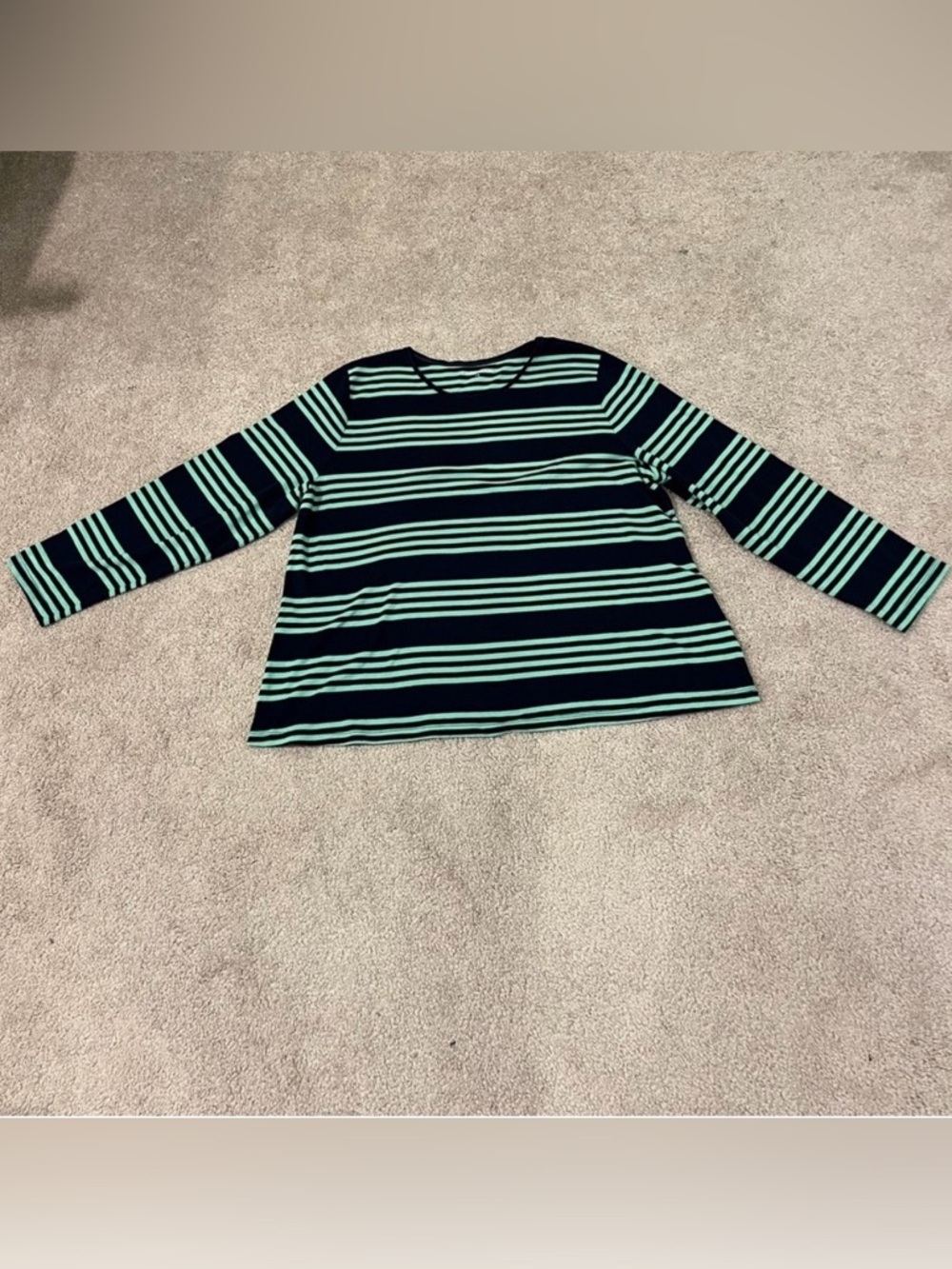 Croft & Barrow Striped Long Sleeve T-Shirt